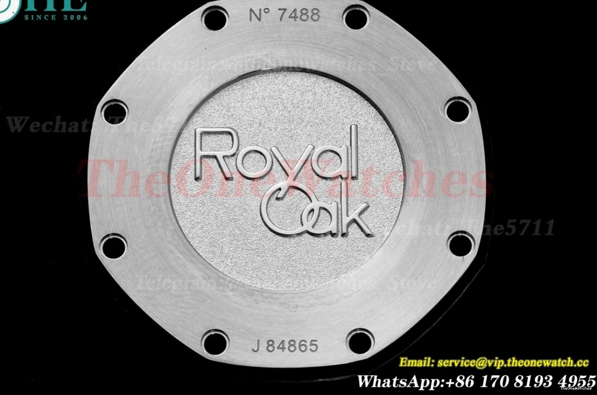 Qtz JJF SS White Royal Oak RG Swiss Ladies Diamond 33mm 0105